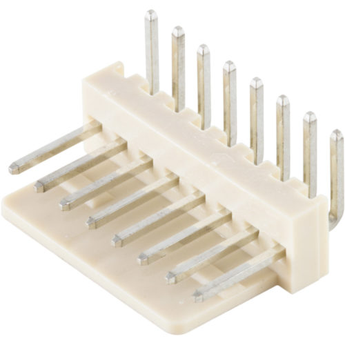 Polarized Header 8 Pin Male with reverse right angle leads - Protostack